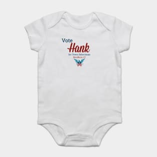 Vote for Hank for Woodbury Selectman Baby Bodysuit